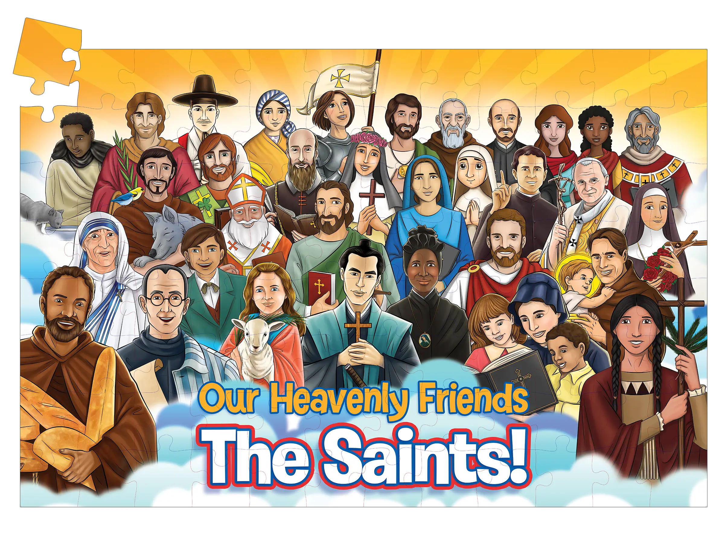 The  Saints Giant Floor Puzzle - Image 2