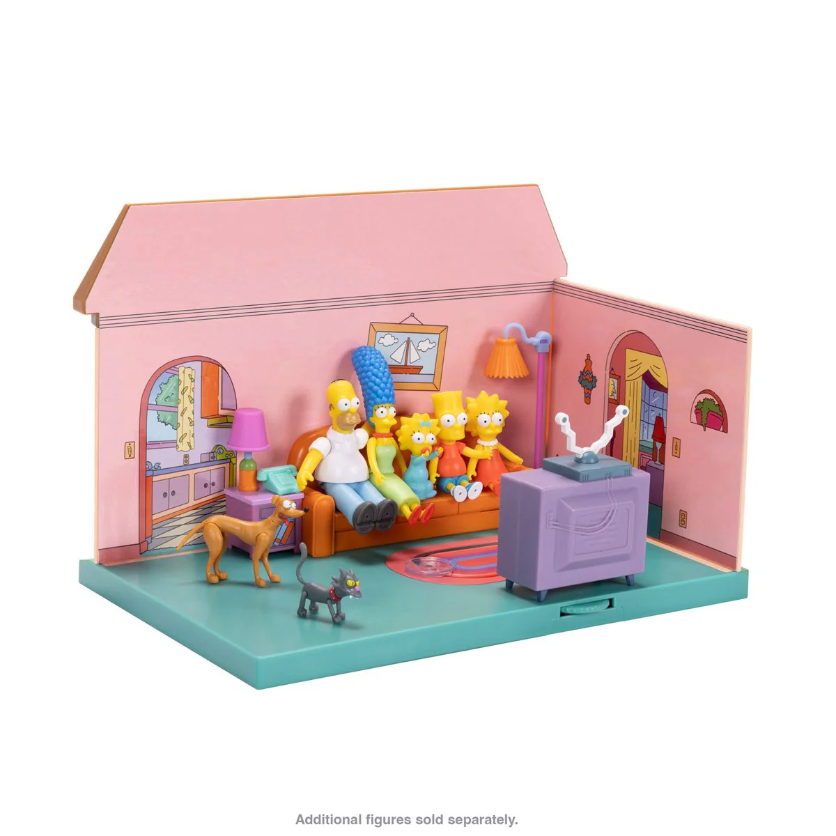 The Simpsons House Living Room Diorama Playset - Image 2