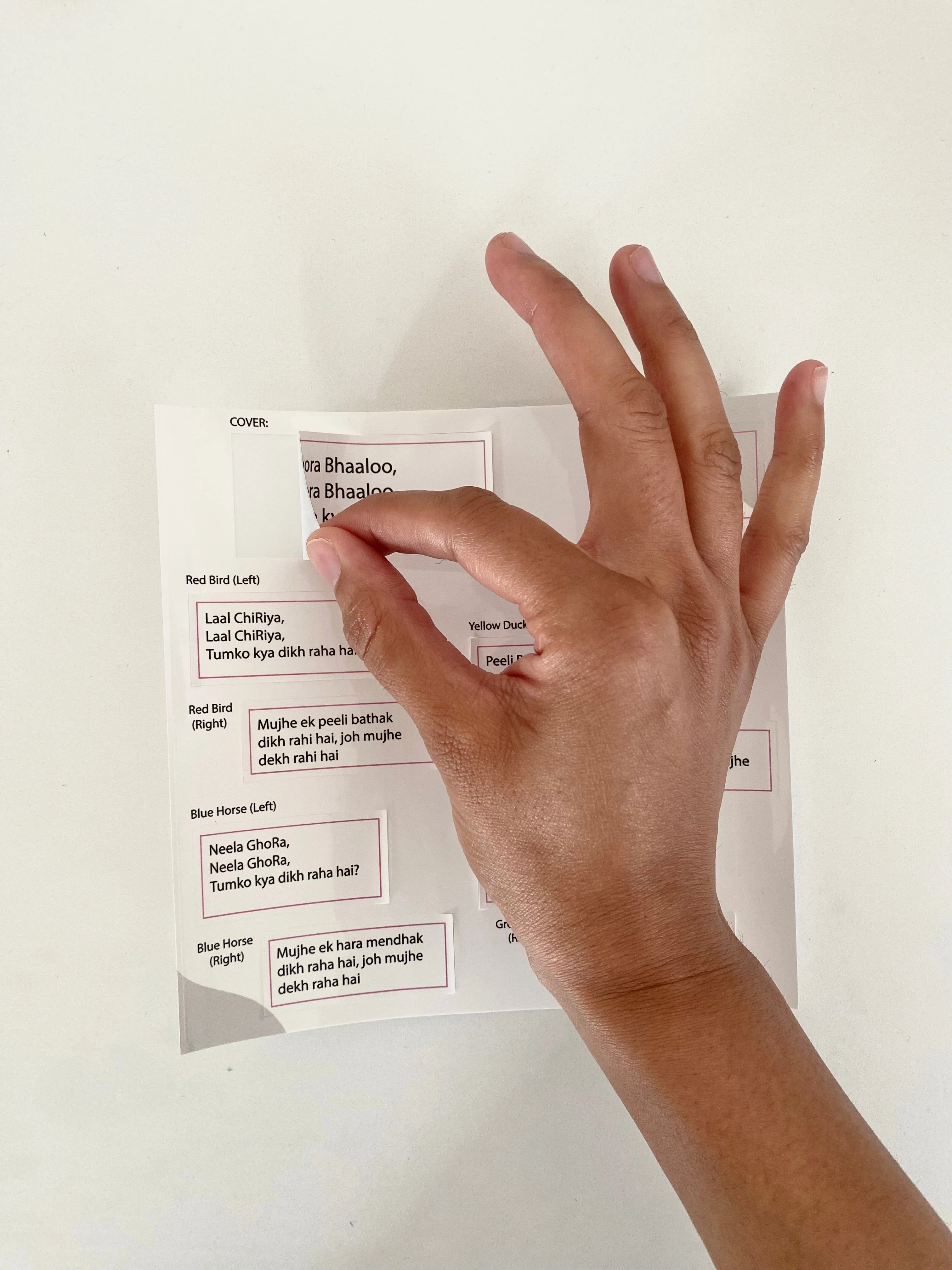 The Unofficial "Brown Bear, Brown Bear" Hindi Sticker Packet (With AUDIO) - Image 4
