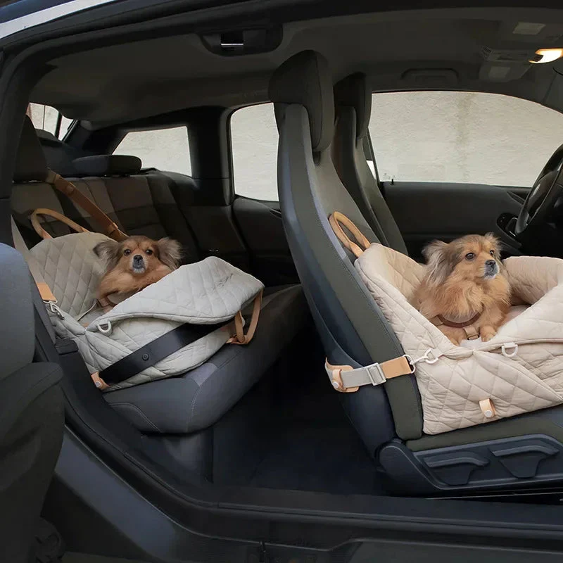 The Verona Luxe Carrier - Quilted Designer Pet Tote - Image 3