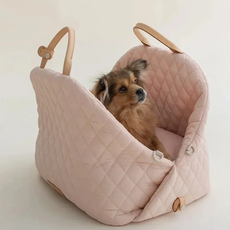 The Verona Luxe Carrier - Quilted Designer Pet Tote - Image 4