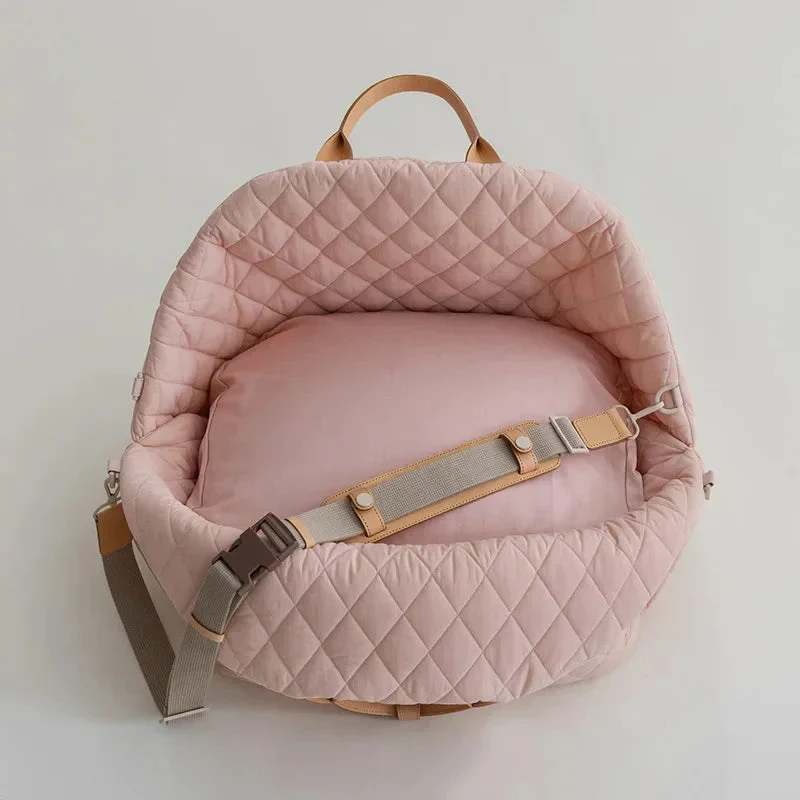 The Verona Luxe Carrier - Quilted Designer Pet Tote - Image 6