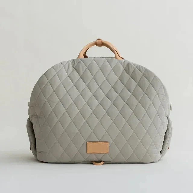 The Verona Luxe Carrier - Quilted Designer Pet Tote - Image 8