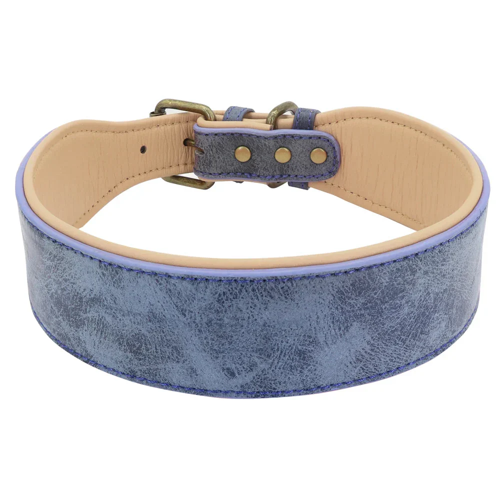 The Wide Luxe Collar - Padded Leather for Large Dogs - Image 9