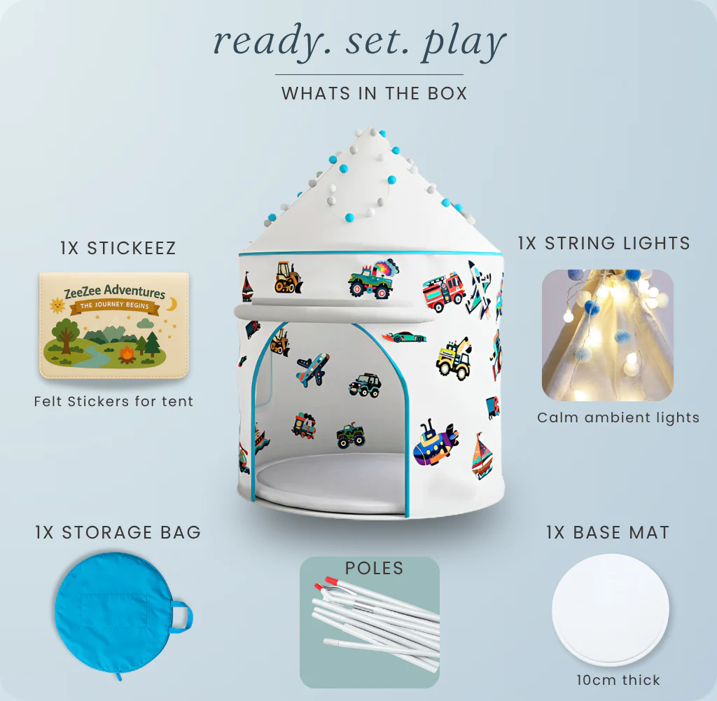 The ZeeZee Adventure Tent 2 - One Tent. Changeable Themes. - Image 15