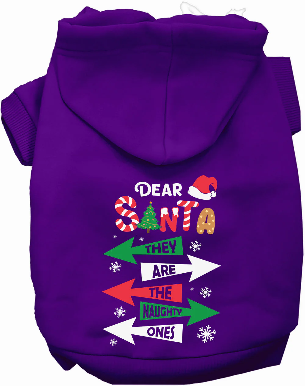 They're the Naughty Ones Christmas Pet Hoodie - Image 10