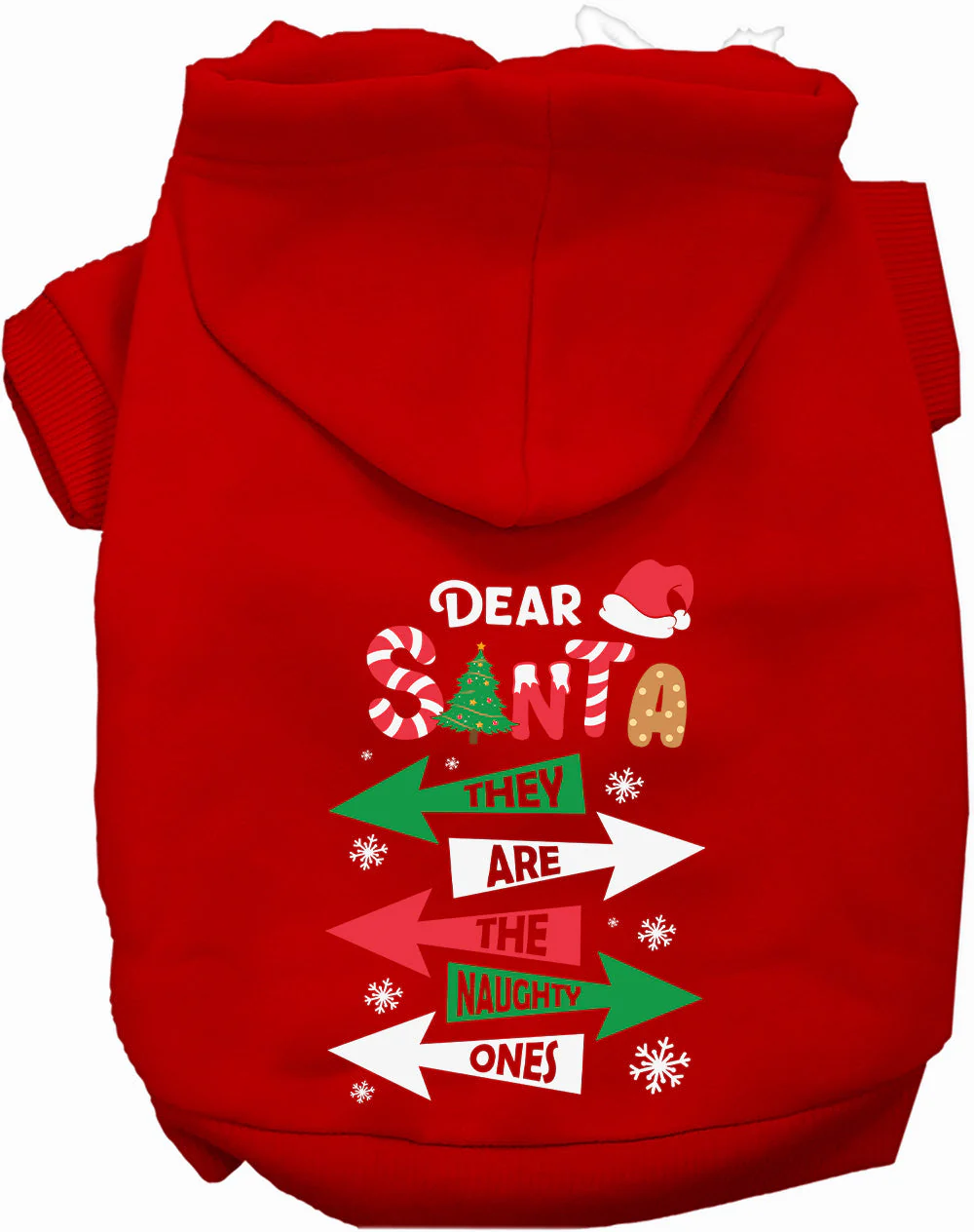 They're the Naughty Ones Christmas Pet Hoodie - Image 11