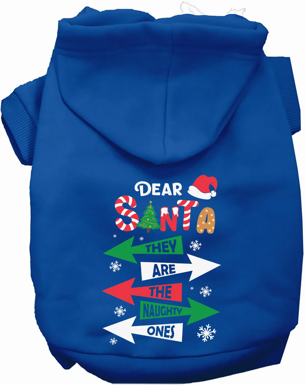 They're the Naughty Ones Christmas Pet Hoodie - Image 3