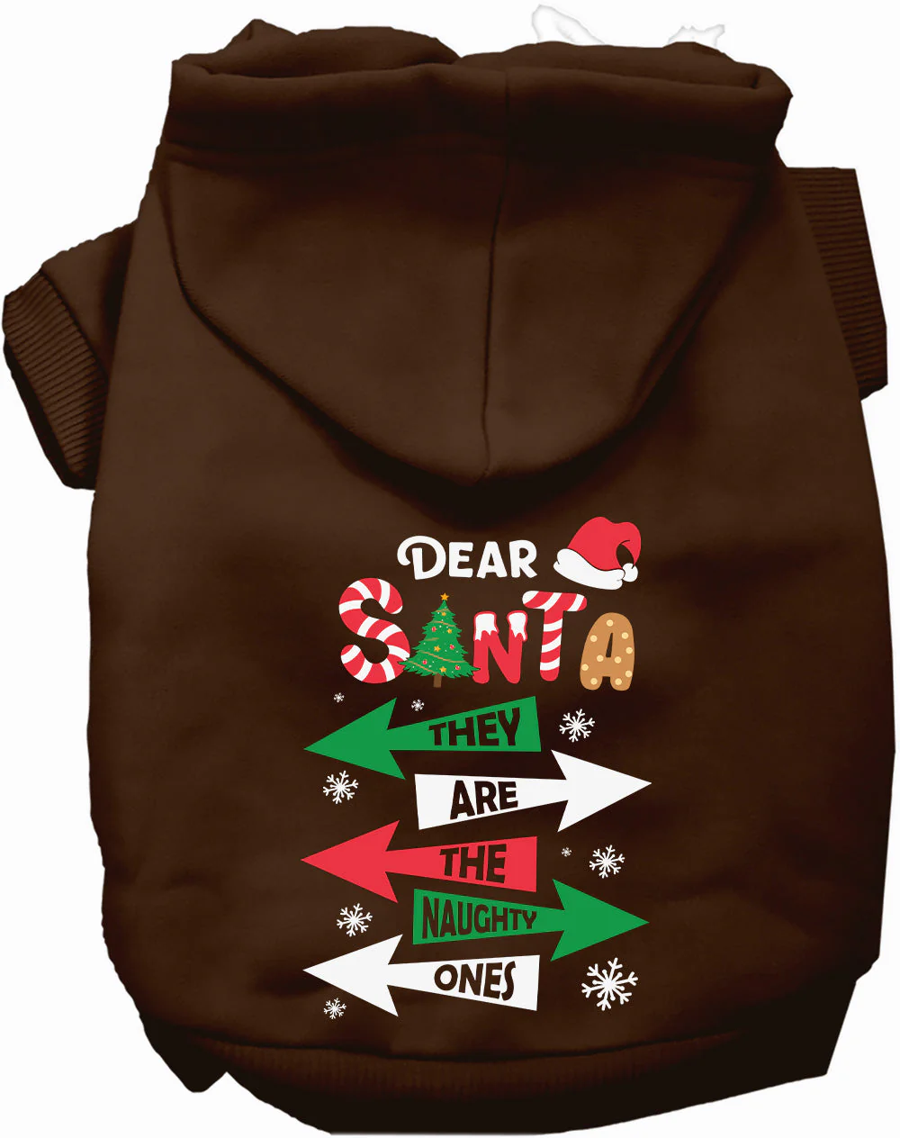 They're the Naughty Ones Christmas Pet Hoodie - Image 5