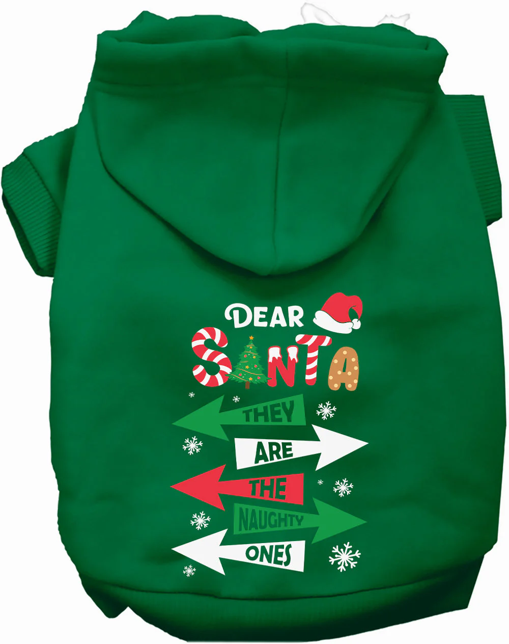They're the Naughty Ones Christmas Pet Hoodie - Image 6