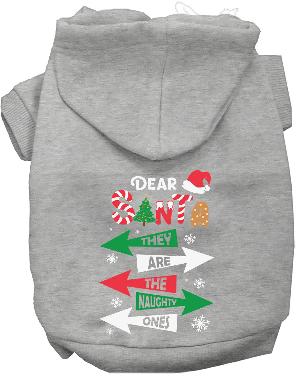 They're the Naughty Ones Christmas Pet Hoodie - Image 7