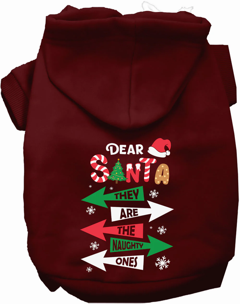 They're the Naughty Ones Christmas Pet Hoodie - Image 8