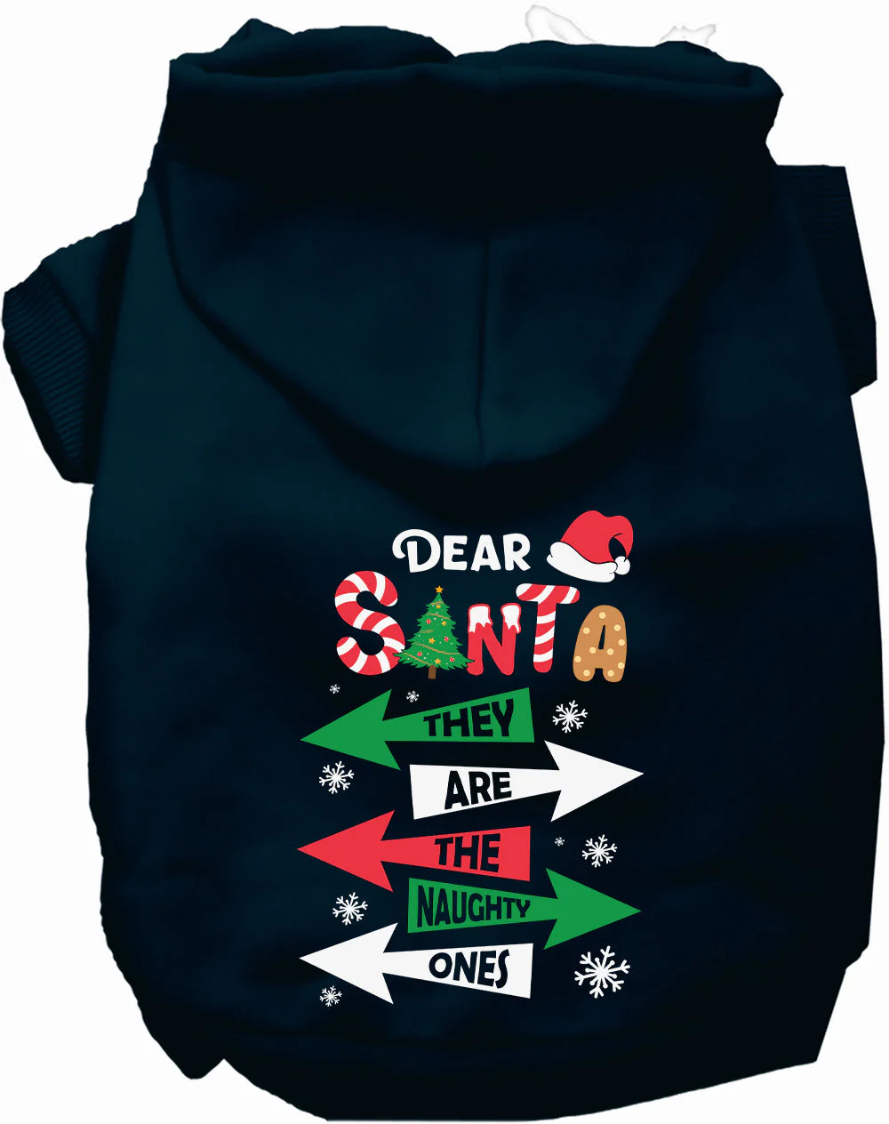 They're the Naughty Ones Christmas Pet Hoodie - Image 9
