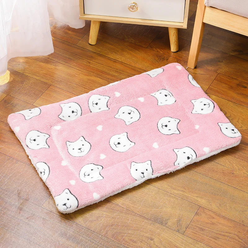 Thicken Flannel Cat Mat – Soft Winter Sleeping Cushion for Cats & Small Dogs - Image 12