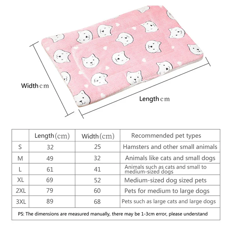 Thicken Flannel Cat Mat – Soft Winter Sleeping Cushion for Cats & Small Dogs - Image 7