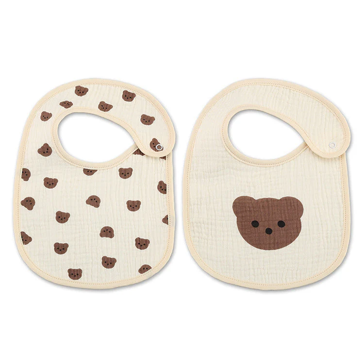 Thin Kids' Bib Pure Cotton Waterproof Gauze Saliva Towel - Image 10