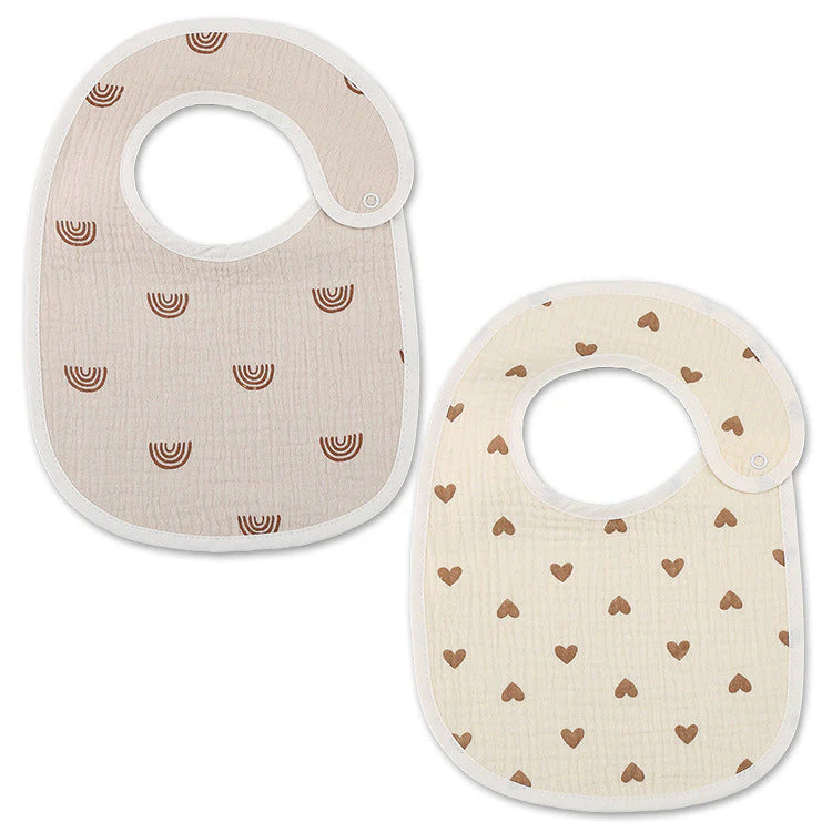 Thin Kids' Bib Pure Cotton Waterproof Gauze Saliva Towel - Image 16