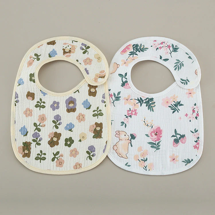 Thin Kids' Bib Pure Cotton Waterproof Gauze Saliva Towel - Image 2