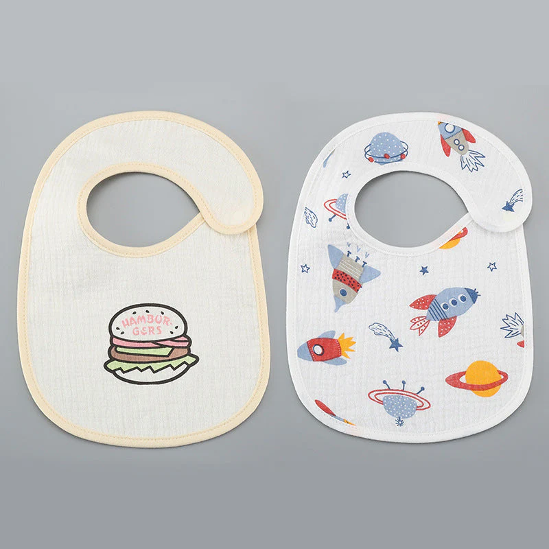 Thin Kids' Bib Pure Cotton Waterproof Gauze Saliva Towel - Image 24