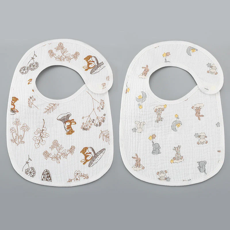 Thin Kids' Bib Pure Cotton Waterproof Gauze Saliva Towel - Image 26