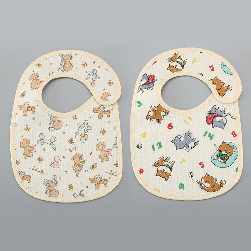 Thin Kids' Bib Pure Cotton Waterproof Gauze Saliva Towel - Image 30