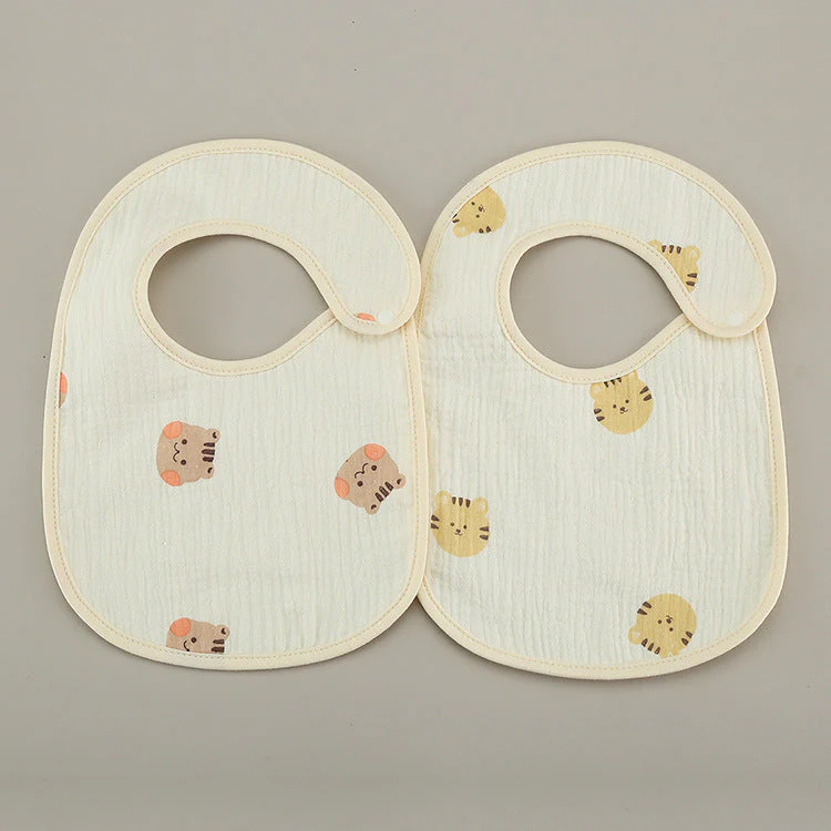 Thin Kids' Bib Pure Cotton Waterproof Gauze Saliva Towel - Image 4