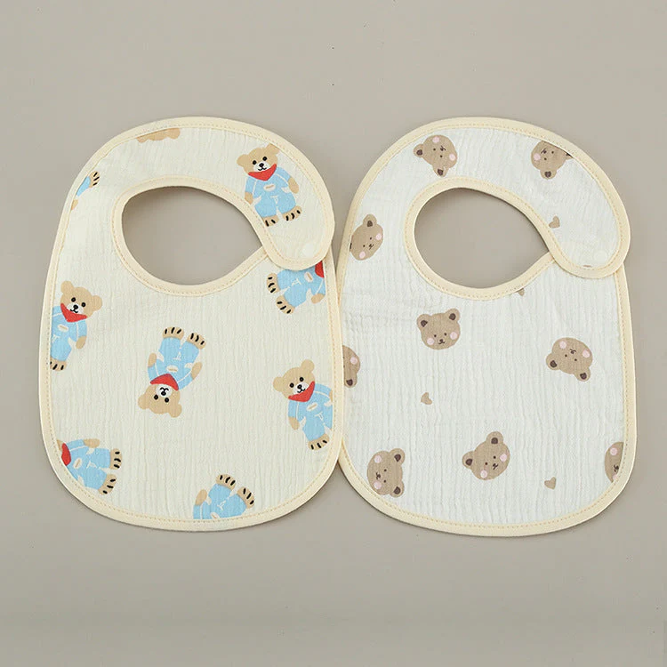 Thin Kids' Bib Pure Cotton Waterproof Gauze Saliva Towel - Image 5