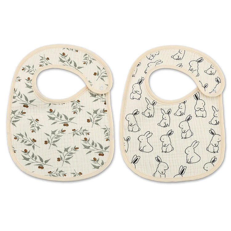 Thin Kids' Bib Pure Cotton Waterproof Gauze Saliva Towel - Image 8