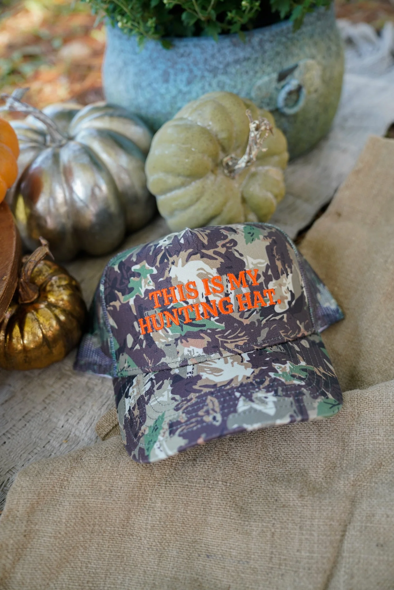 This is my Hunting Hat. - Camo Trucker Hat - Image 14