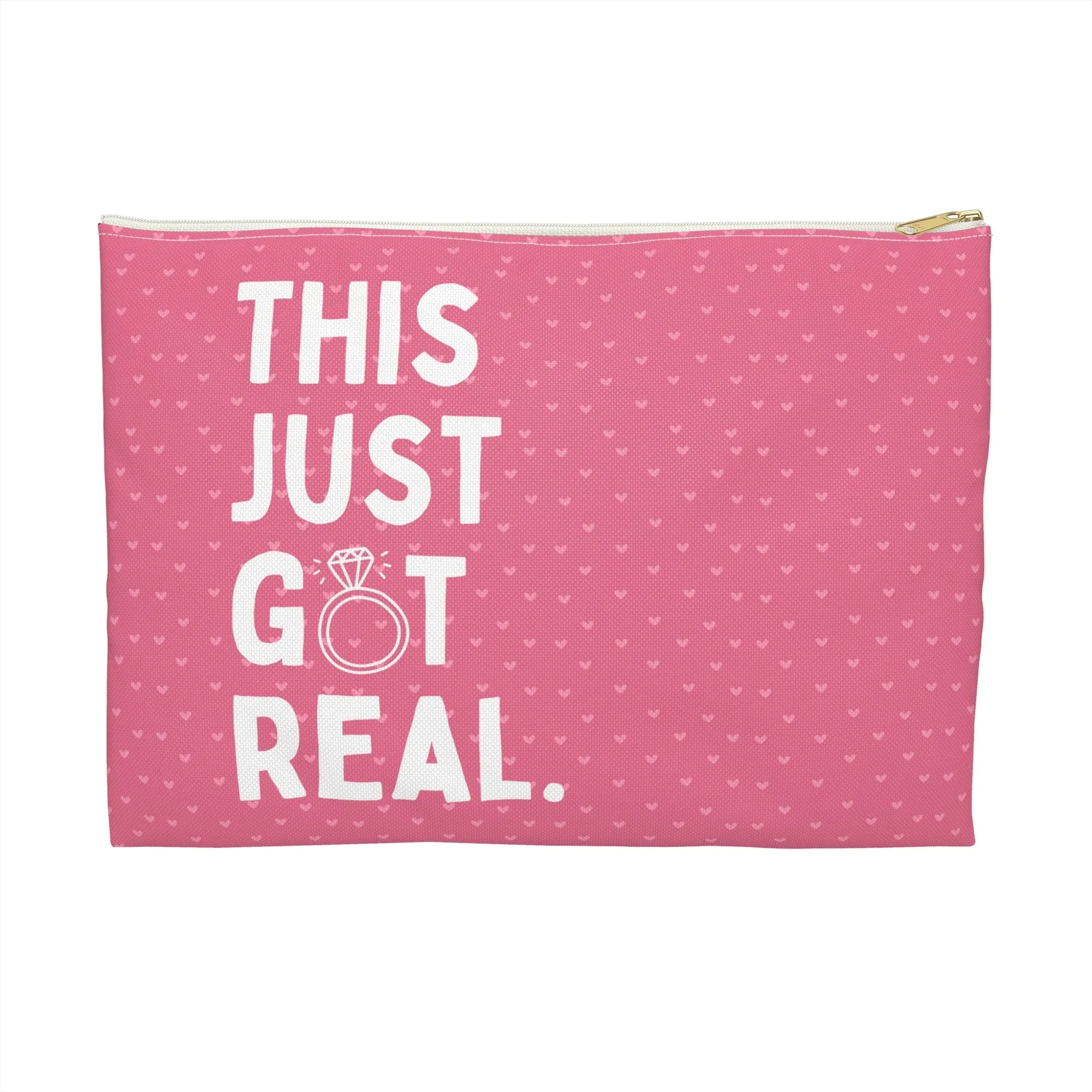 This Just Got Real: Cute Accessory Pouch - Image 2