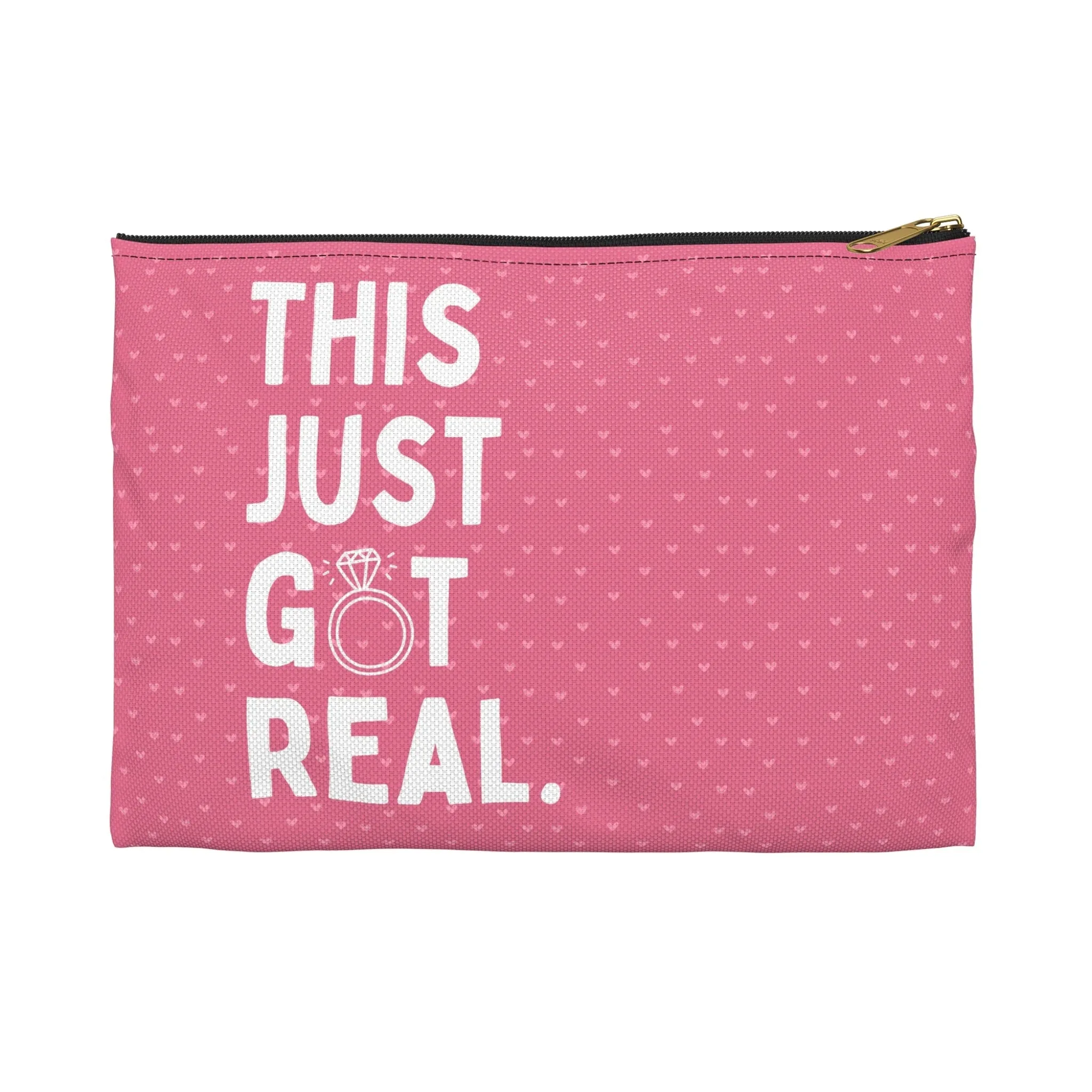 This Just Got Real: Cute Accessory Pouch - Image 3