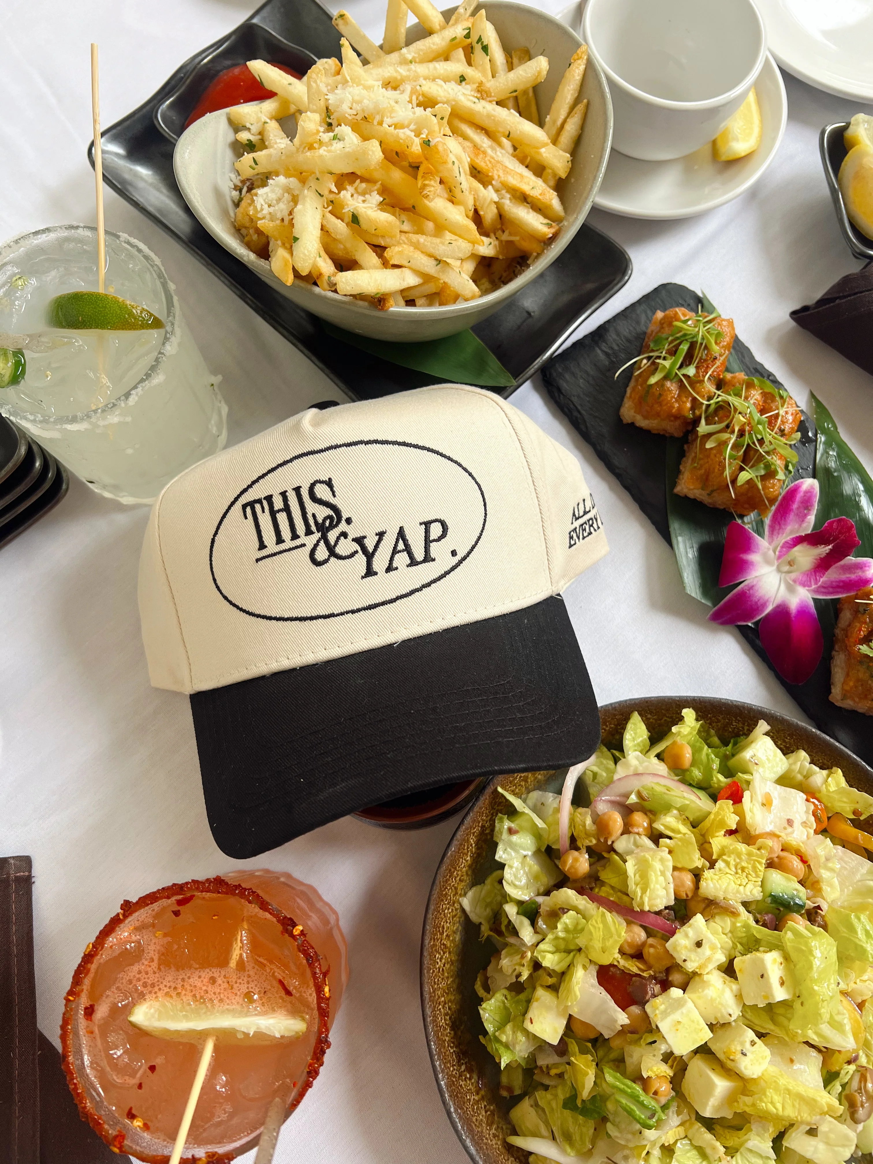 This & Yap - Black Vintage Trucker Hat - Image 2