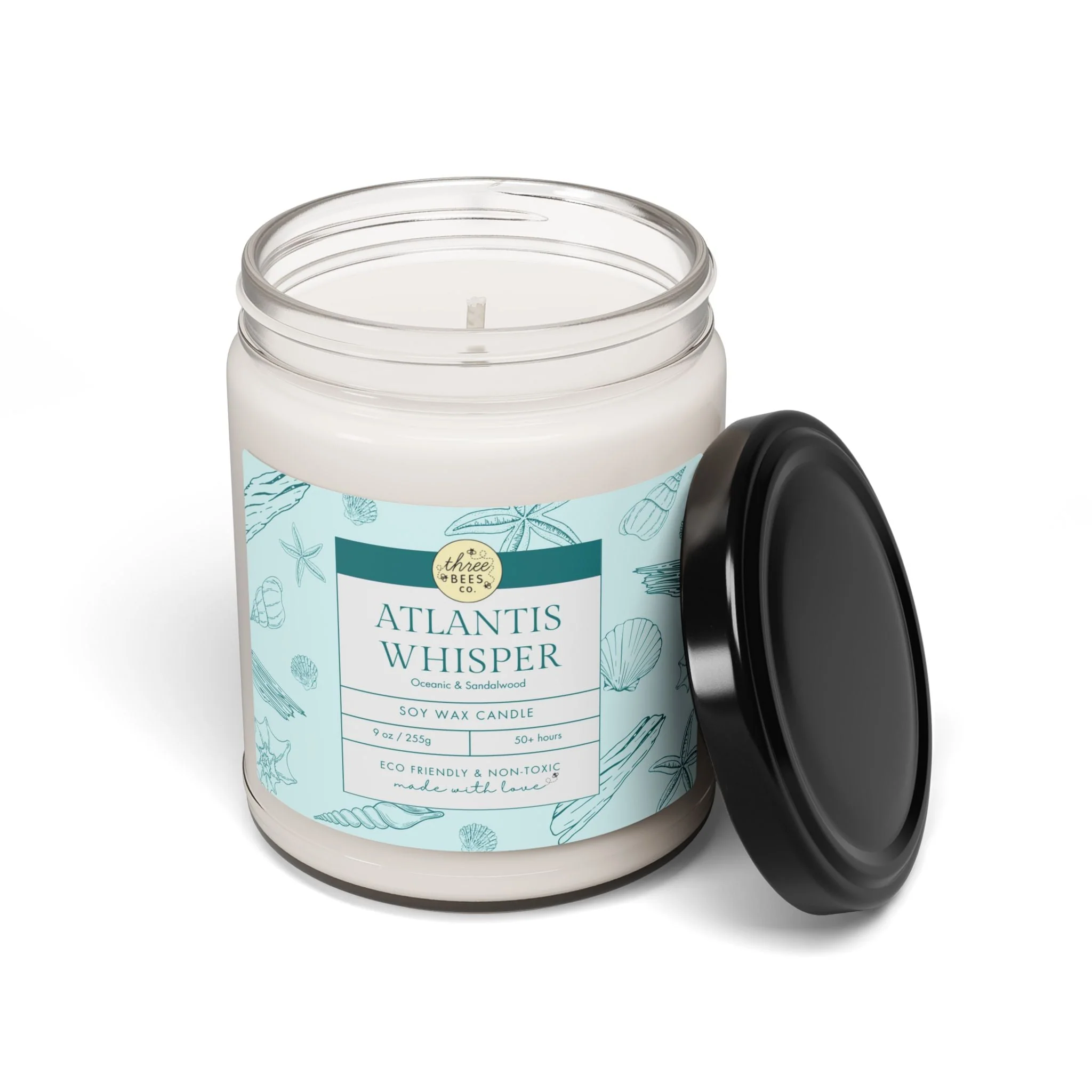 Three Bees Scented Soy Candle - 9oz - Image 10