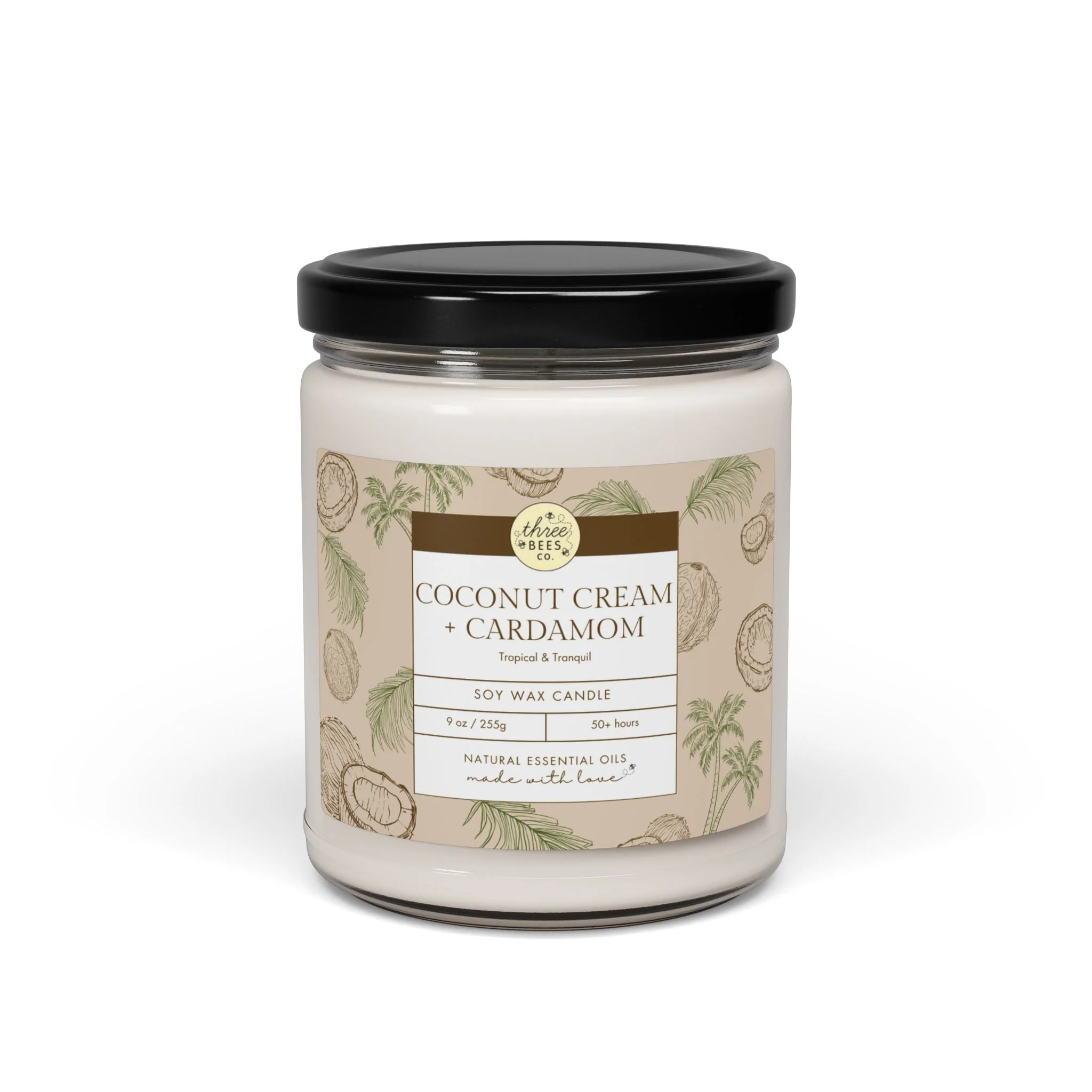 Three Bees Scented Soy Candle - 9oz - Image 11