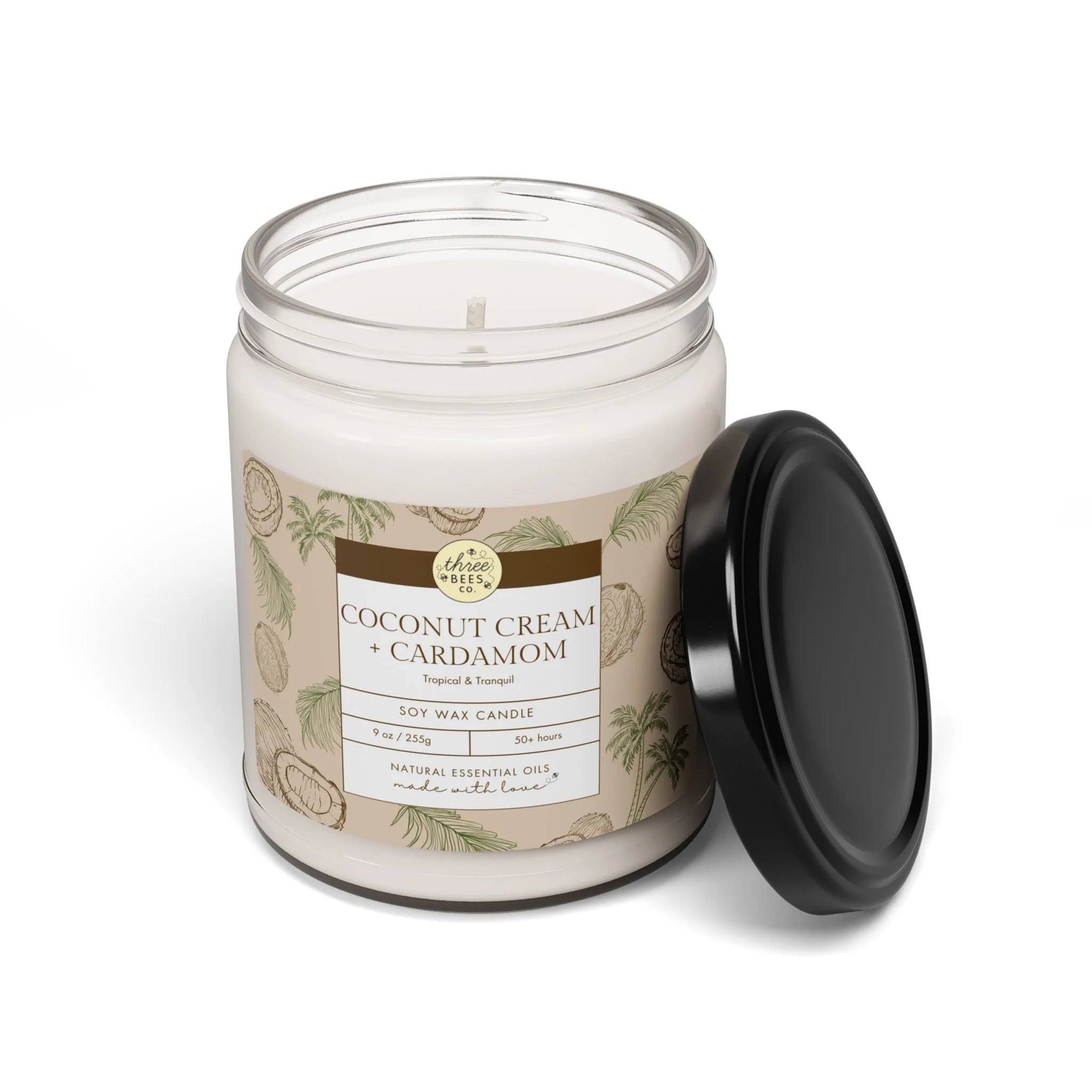 Three Bees Scented Soy Candle - 9oz - Image 12