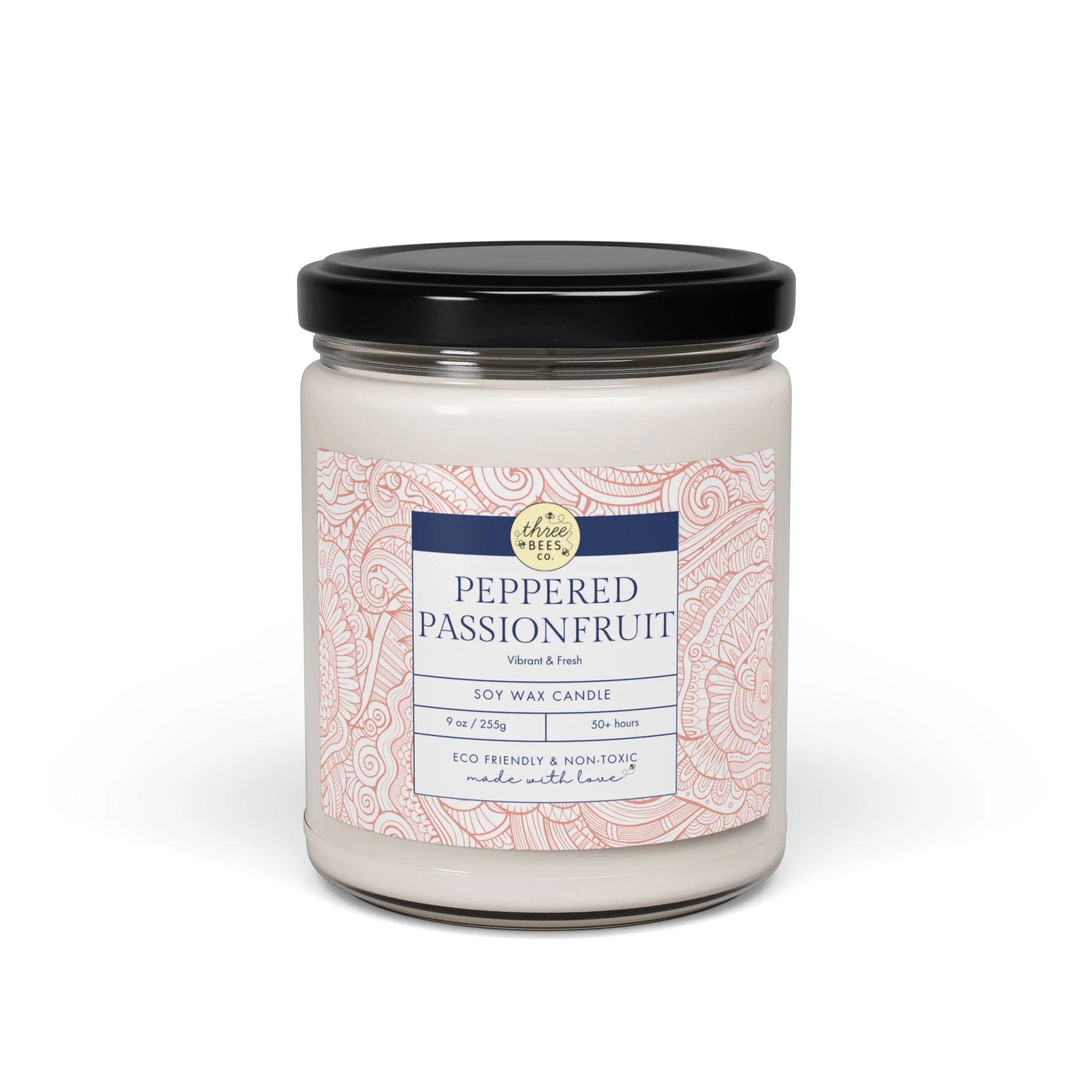 Three Bees Scented Soy Candle - 9oz - Image 13