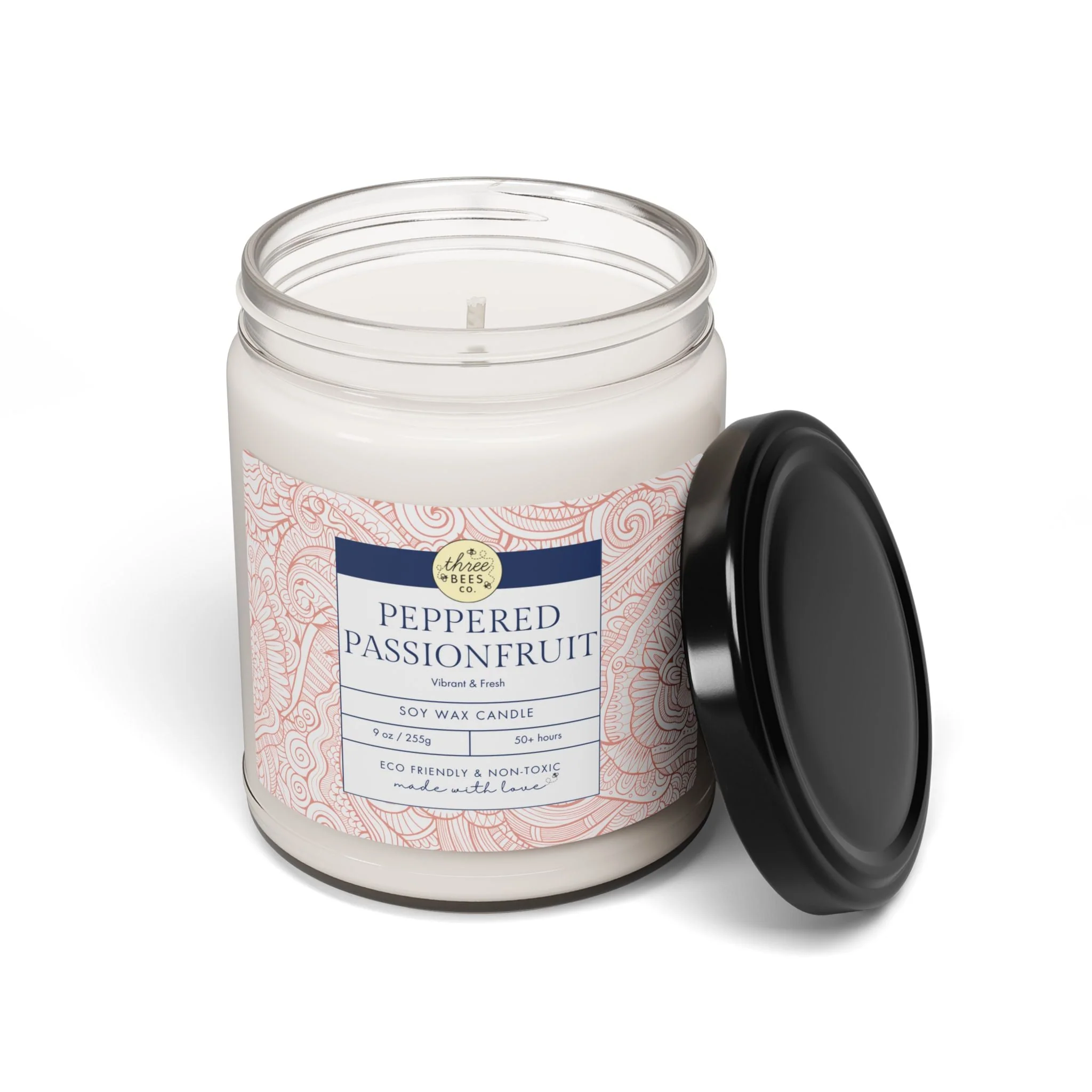 Three Bees Scented Soy Candle - 9oz - Image 14