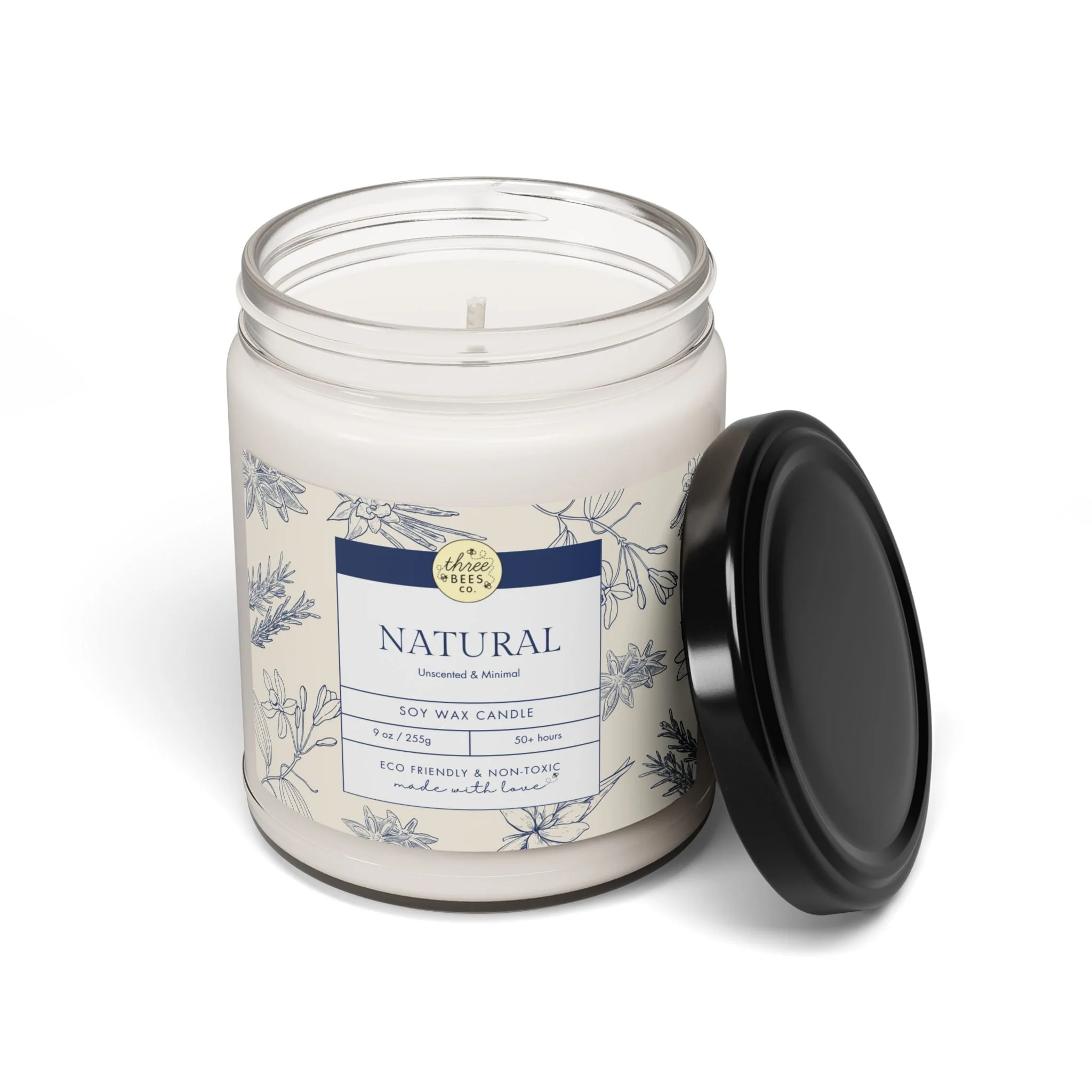 Three Bees Scented Soy Candle - 9oz - Image 16