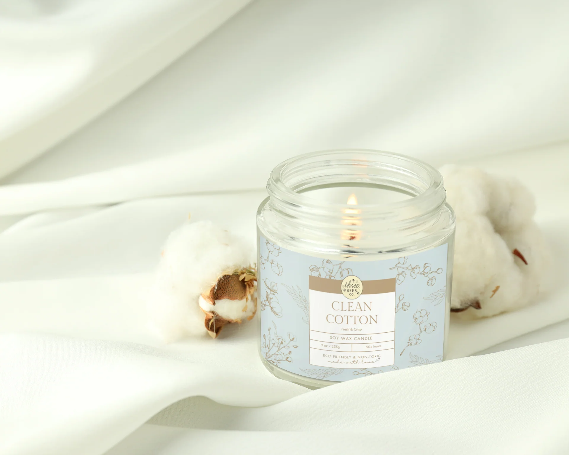 Three Bees Scented Soy Candle - 9oz - Image 22