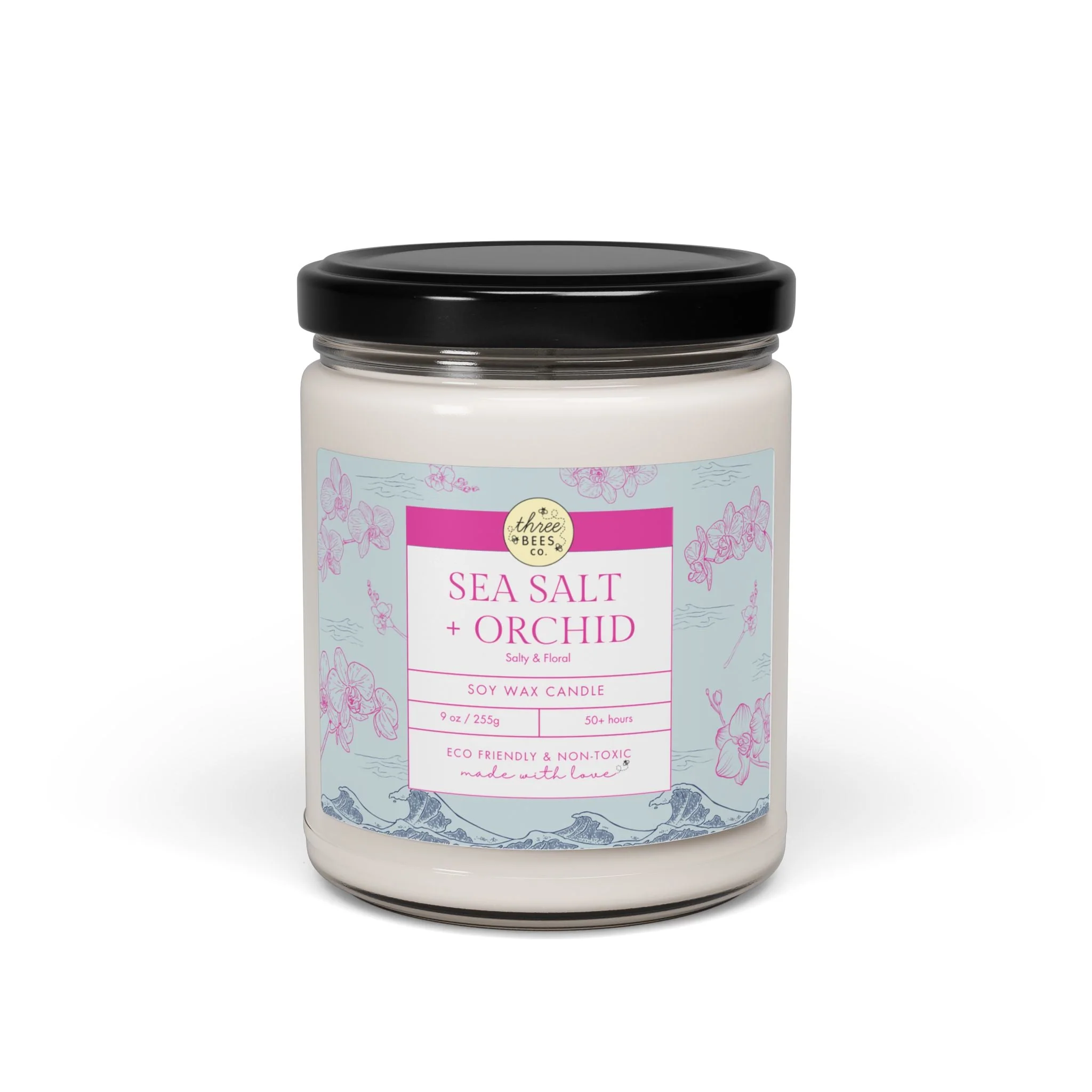 Three Bees Scented Soy Candle - 9oz - Image 7
