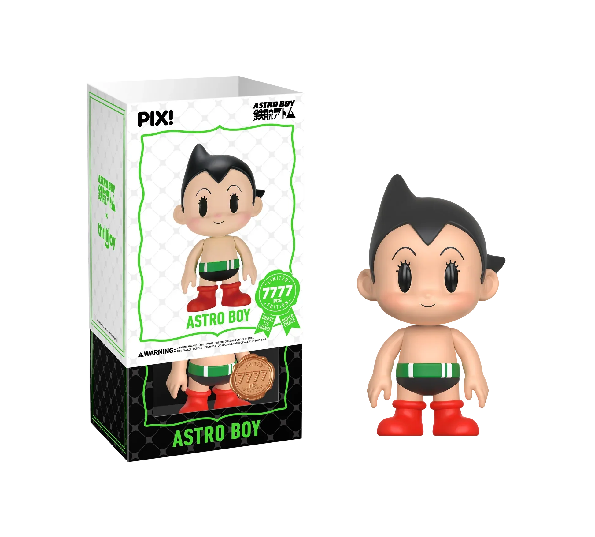 [Thrilljoy] Astro Boy - Astro Boy LE7777 PIX Vinyl Figure (1 in 6 Chance at Chase) - Image 2