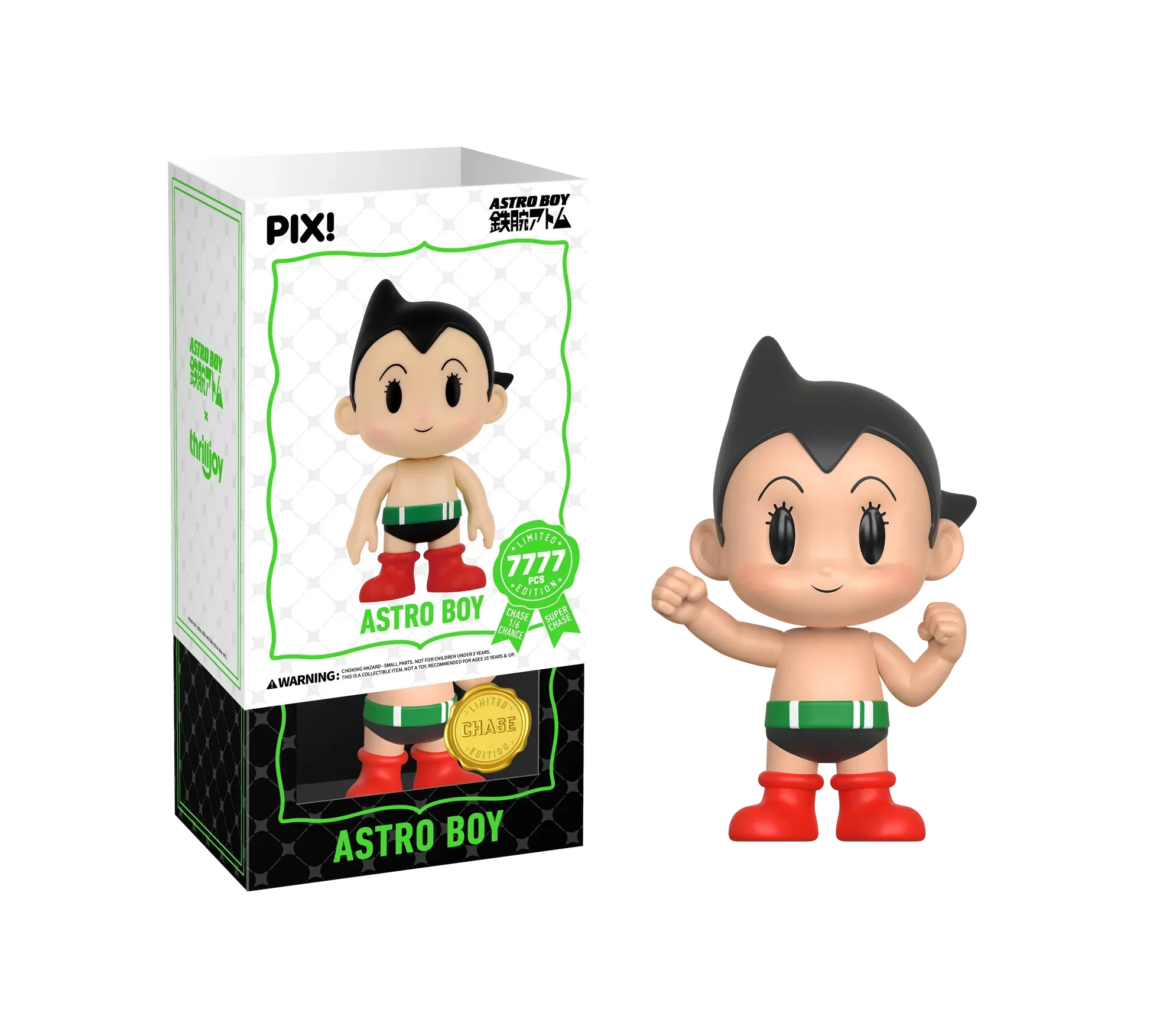 [Thrilljoy] Astro Boy - Astro Boy LE7777 PIX Vinyl Figure (1 in 6 Chance at Chase) - Image 4