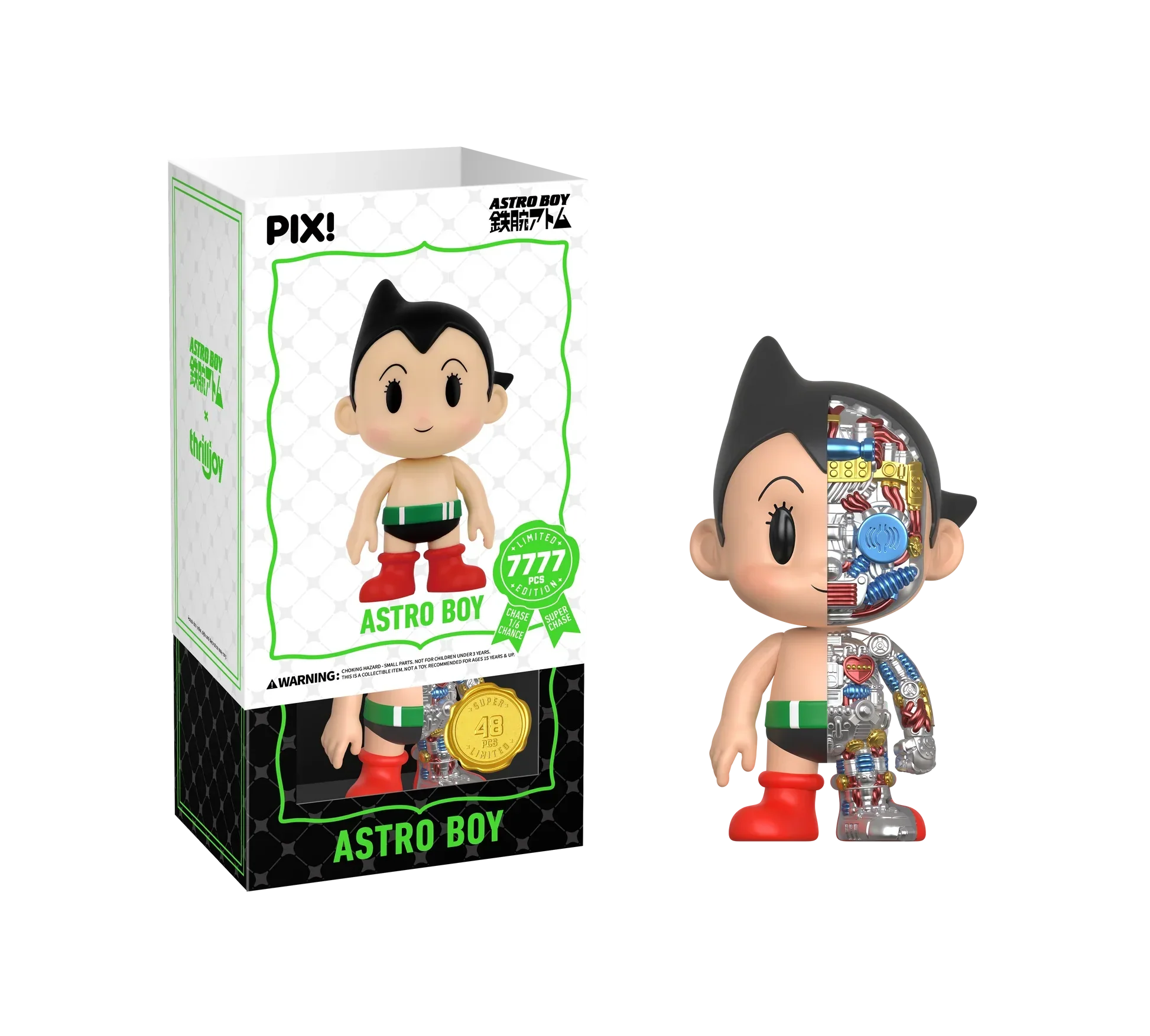 [Thrilljoy] Astro Boy - Astro Boy LE7777 PIX Vinyl Figure (1 in 6 Chance at Chase) - Image 6