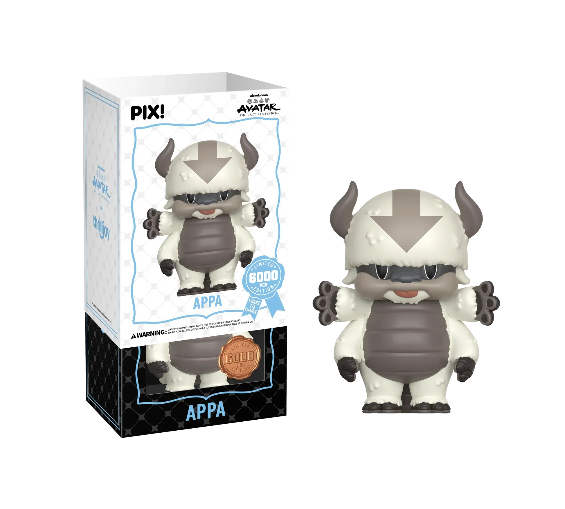 [Thrilljoy] Avatar The Last Airbender - Appa LE6000 PIX Vinyl Figure (1 in 6 Chance at Chase) - Image 2