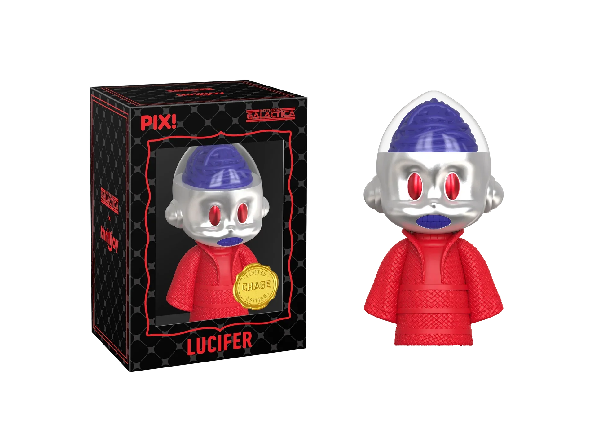 [Thrilljoy] Battlestar Galactica - Cylon LE5000 PIX Vinyl Figure (1 in 6 Chance at Chase) - Image 5