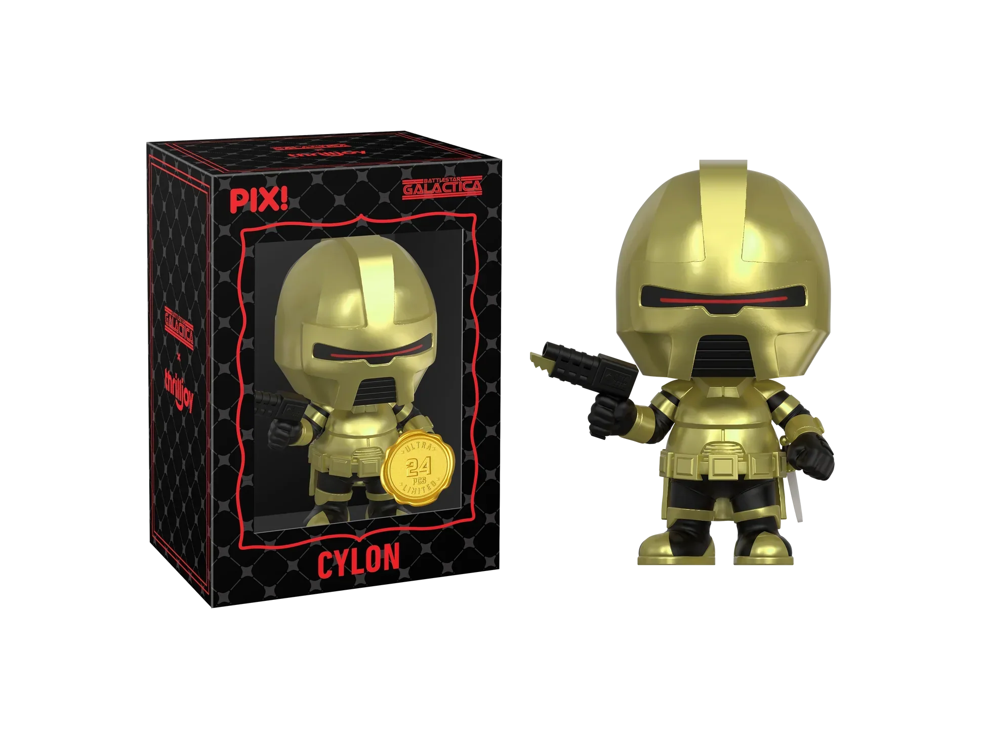 [Thrilljoy] Battlestar Galactica - Cylon LE5000 PIX Vinyl Figure (1 in 6 Chance at Chase) - Image 7