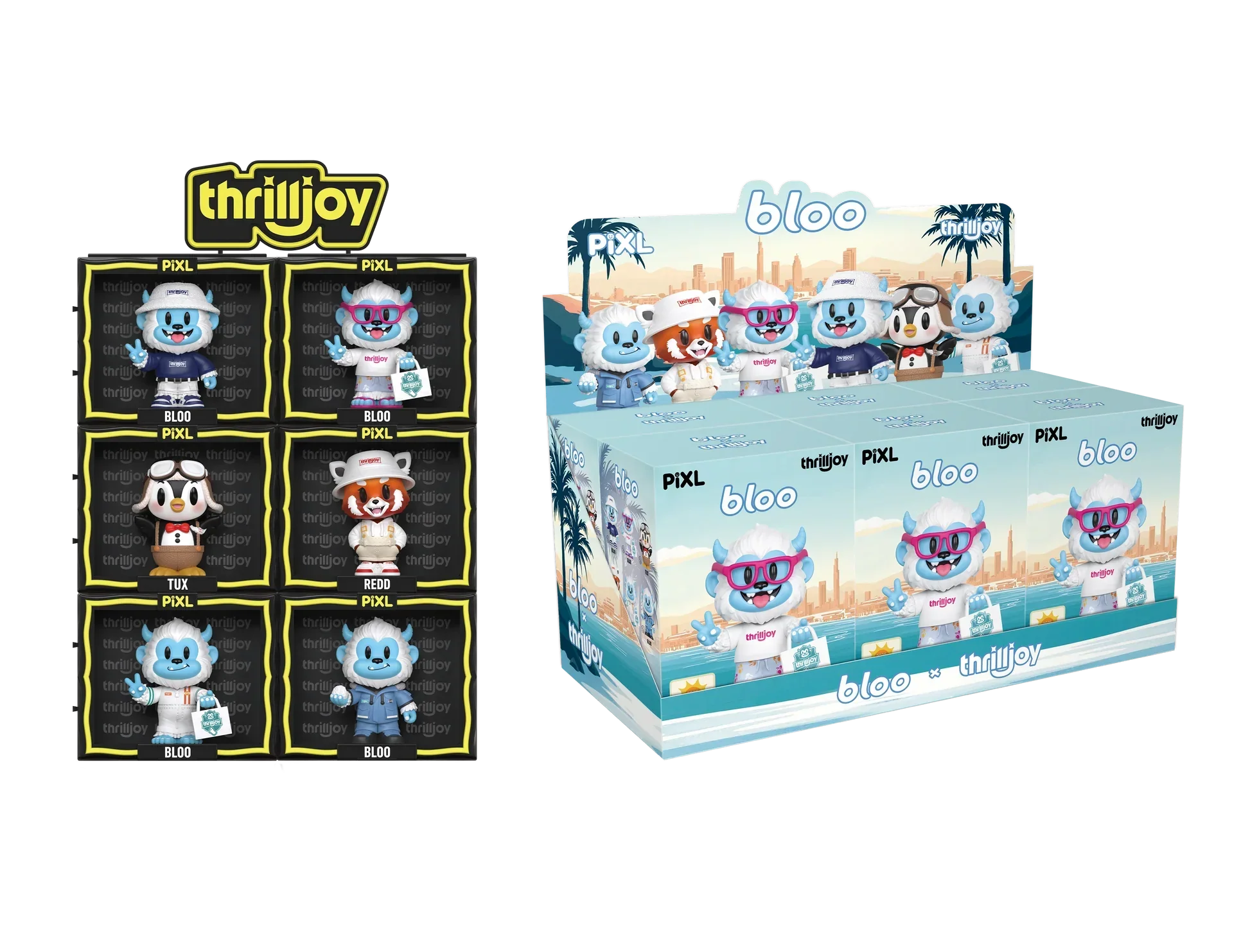 [Thrilljoy] BLOO-niverse PIXL Blind Box Vinyl (Chance at 1 of 300 hyper-rare “chase” pieces will be redeemable for a special 12” MEGA PIX!) - Image 2