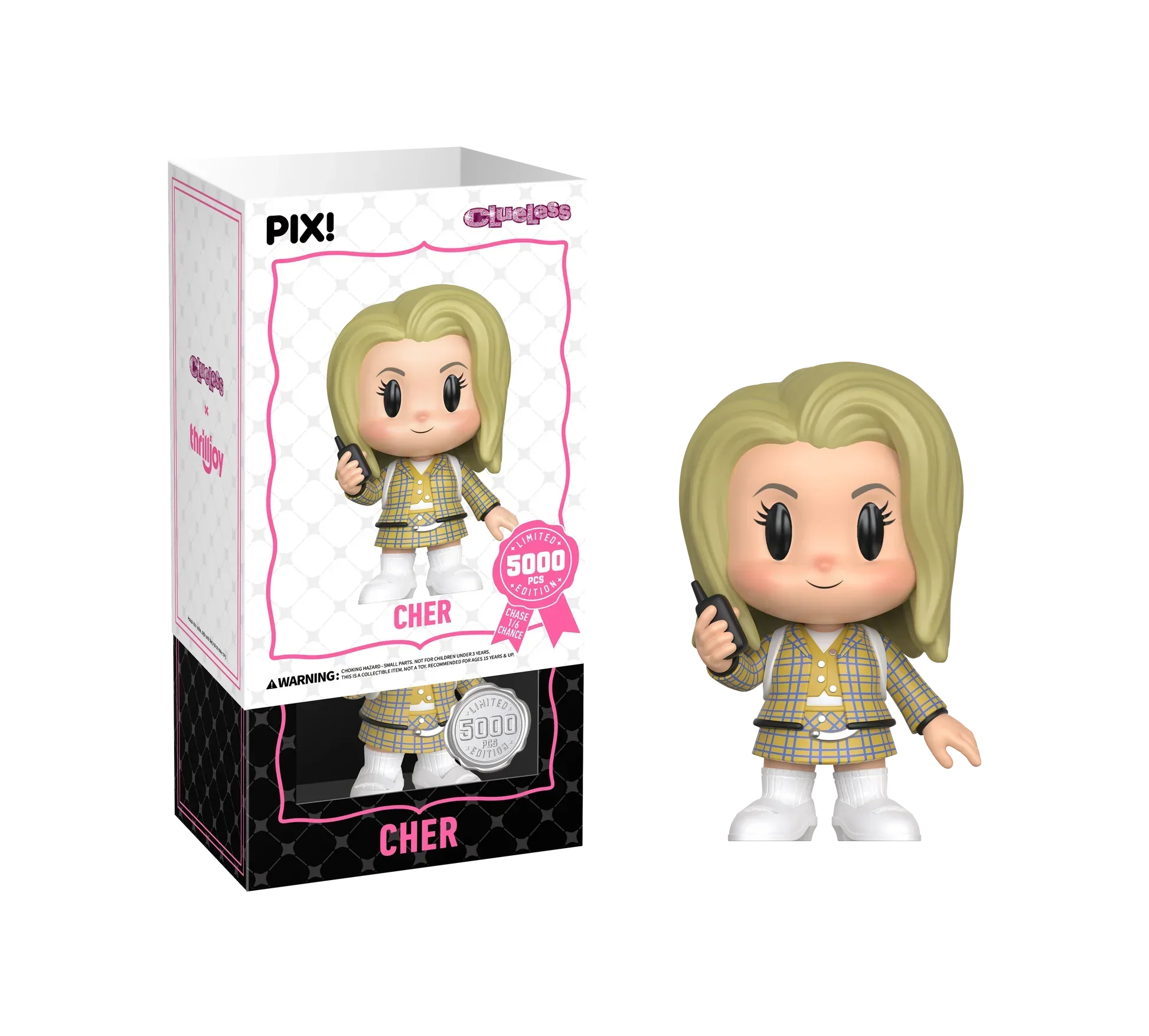 [Thrilljoy] Clueless Movie - Cher Horowitz LE5000 PIX Vinyl Figure (1 in 6 Chance at Chase) - Image 2