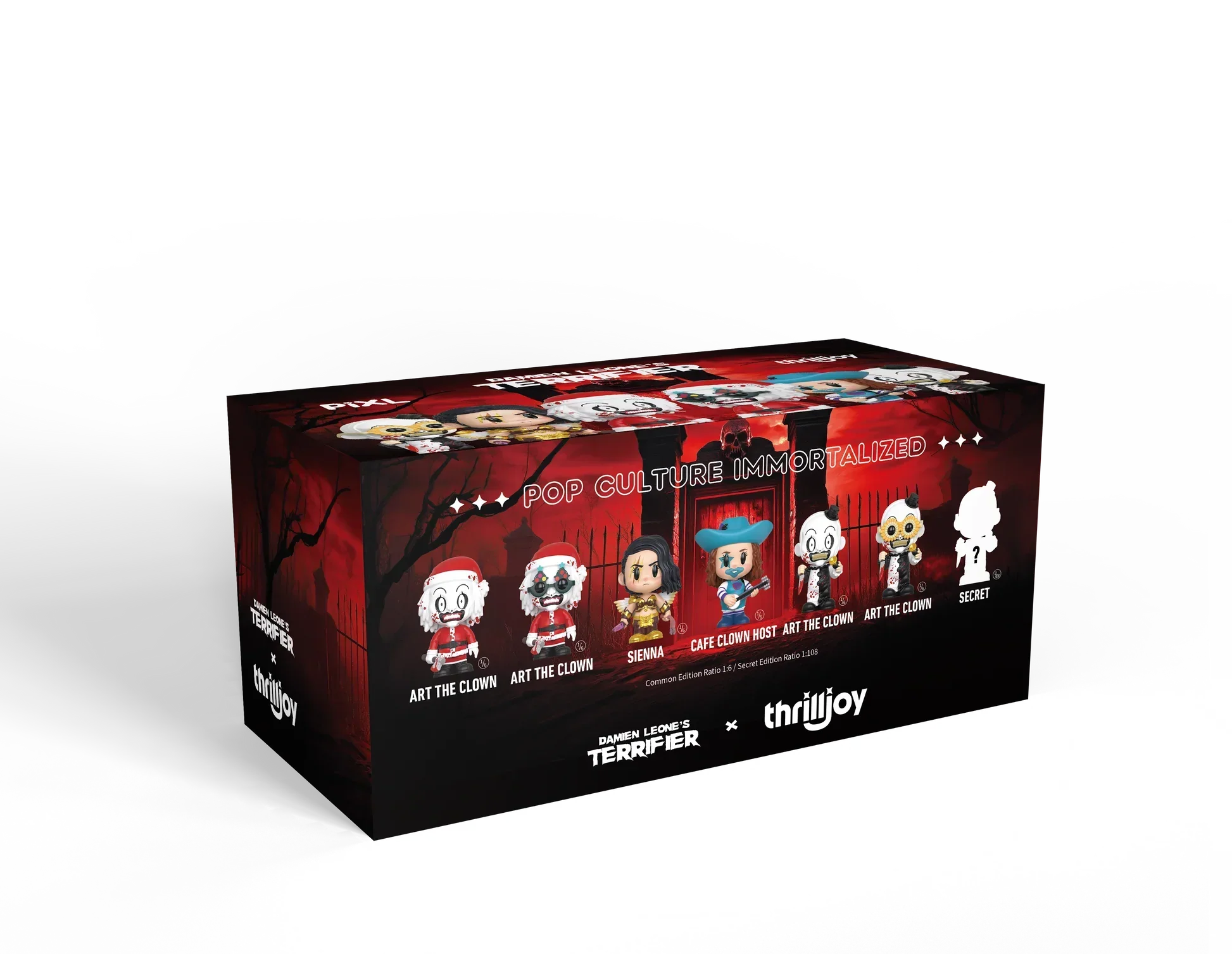 [Thrilljoy] Damien Leone's Terrifier PIXL Blind Box Vinyl (Chance at 1 of 300 hyper-rare “chase” pieces will be redeemable for a special 12” MEGA PIX!) - Image 3