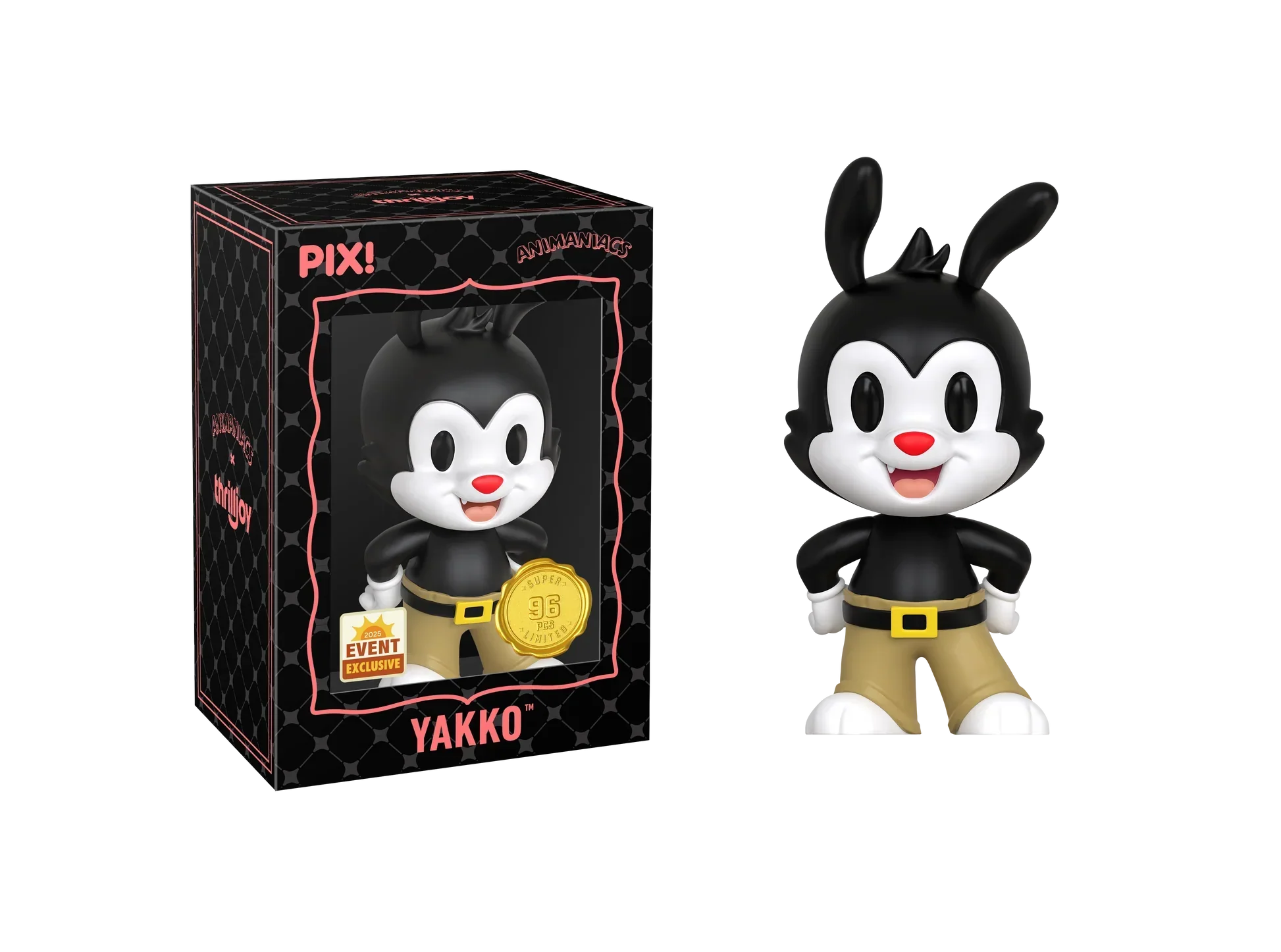 [Thrilljoy] [EXCLUSIVE] Animaniacs - Wakko LE6000 PIX Vinyl Figure (1 in 6 Chance at Chase) - Image 7